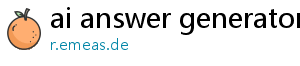 ai answer generator