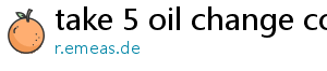 take 5 oil change coupon